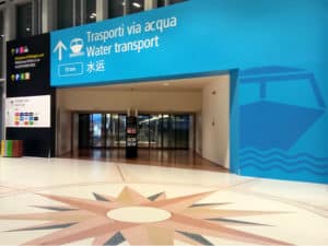 Anreise Venedig : ganz schnell zB mit dem Wassertaxi direkt vom Flughafen