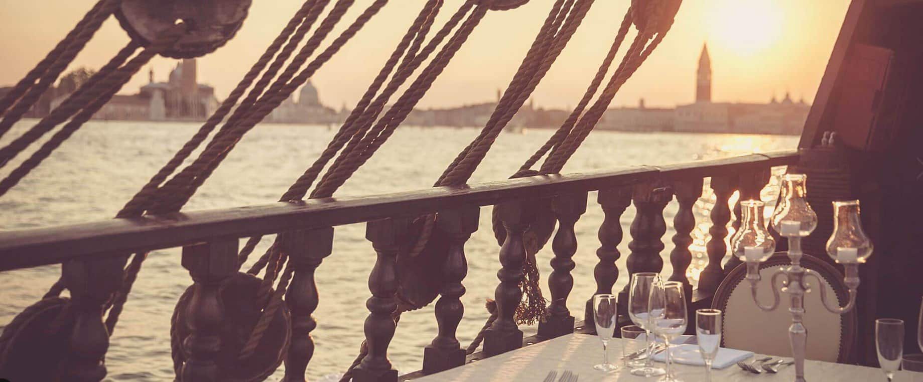 Cena romantica Galeone di Venezia