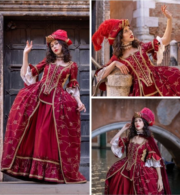 Ballo Minuetto Venedig Kostumbildnerin. fotoMG