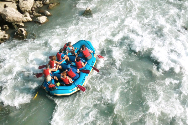 Rafting addio al celibato Lago di Garda