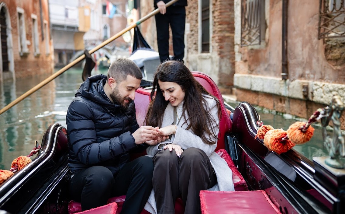Gondola Venezia proposta matrimonio
