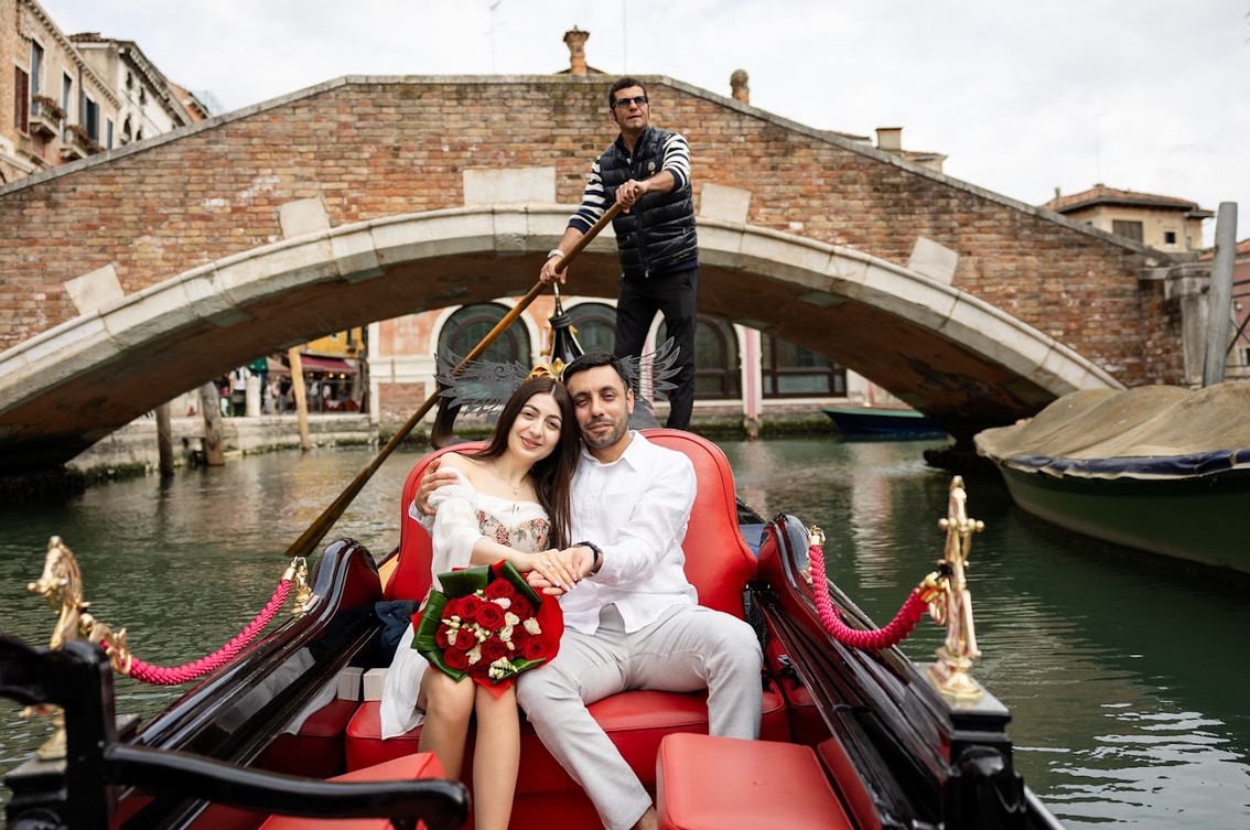 Venezia proposta matrimonio gondola