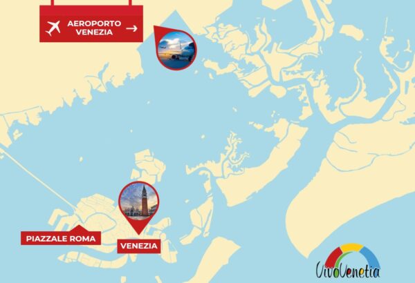 Mappa VivoVenetia Aeroporto Venezia Piazzale Roma