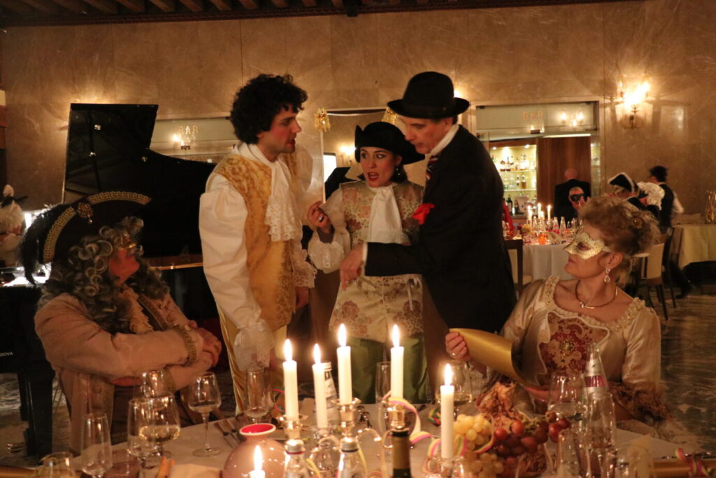 Бал маскарад Венеция опера hotel Gabrielli