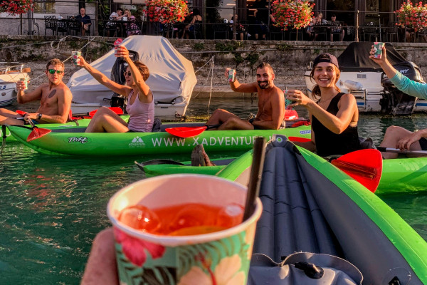 canoa addio al nubilato Lago Garda