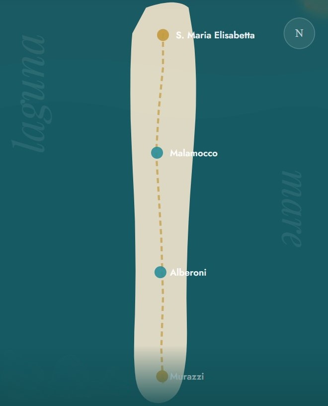Mappa grafica Lido di Venezia