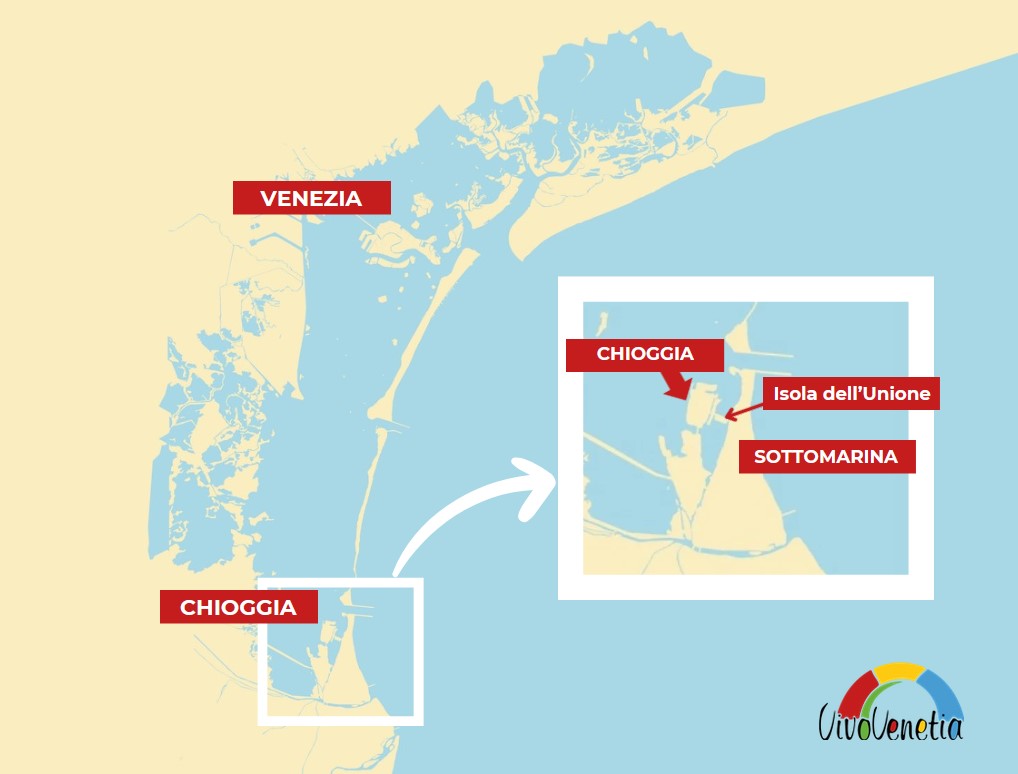 Mappa Chioggia Venezia by VivoVenetia