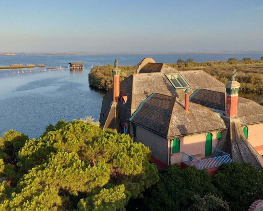Vista La Pettegola laguna su Venezia