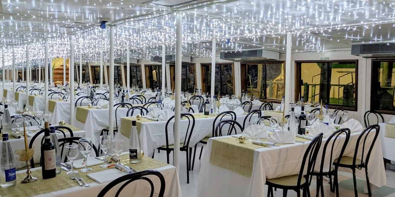 cena in barca redentore venezia