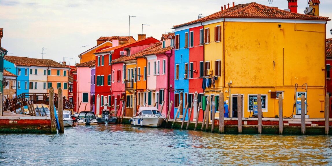 Veduta Isola Burano Venezia