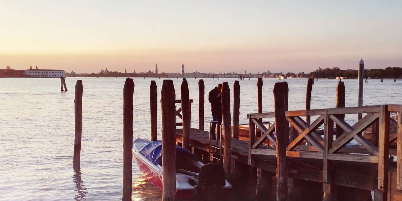 Laguna di Venezia: Pellestrina al tramonto