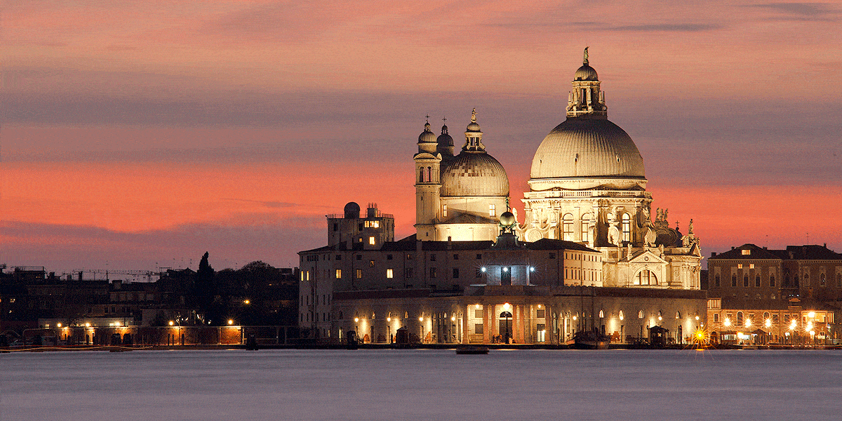 Venezia al tramonto con vivovenetia