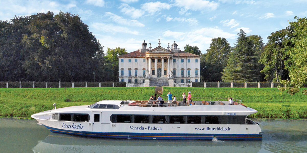 Riviera del Brenta battello e villa